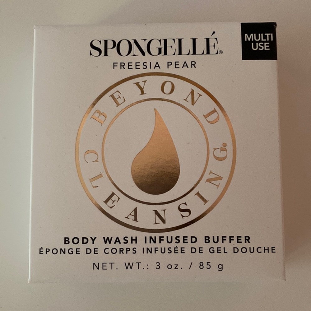 Spongelle freesia pear body wash infused buffer